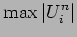 $ \dsp\max\left\vert U_i^n\right\vert$