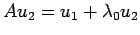 $ A u_2=u_1+\lambda_0 u_2$