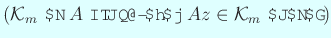 $\displaystyle \mbox{(${\cal K}_m$ の $A$ 不変性より $A z\in{\cal K}_m$ なので)}$