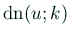$ \dn(u;k)$