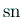 $ \sn$
