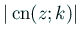 $ \vert\cn(z;k)\vert$
