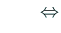 $\displaystyle \qquad \Iff$
