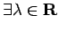 $\exists\lambda\in\R$