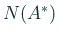 $\displaystyle N(A)\oplus R(A^\ast)$