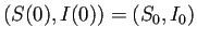 $ (S(0),I(0))=(S_0,I_0)$