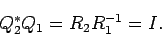 \begin{displaymath}
Q_2^\ast Q_1=R_2 R_1^{-1}=I.
\end{displaymath}