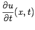 $ \dsp\frac{\rd u}{\rd t}(x,t)$