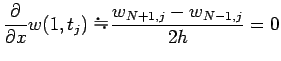 $\displaystyle \dsp\frac{\rd }{\rd x}w(1,t_{j})$B