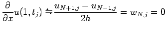 $\displaystyle \dsp\frac{\rd }{\rd x}u(1,t_{j})$B