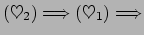 $\displaystyle (\heartsuit_2)\Then(\heartsuit_1)\Then$