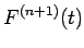 $\displaystyle F^{(n+1)}(t)$