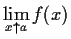 $\dsp\lim_{x\upto a}f(x)$