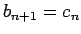 $b_{n+1}=c_n$