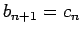 $b_{n+1}=c_n$