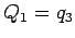 $ Q_1=q_3$